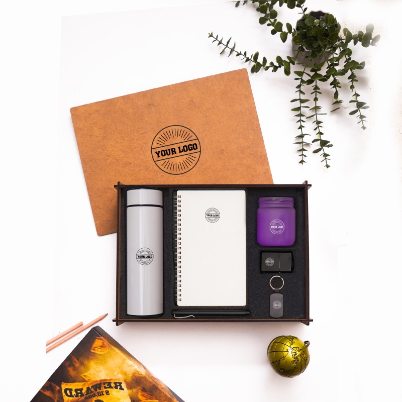 Ahşap Kutulu Hediye Seti 3626-22